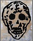 Untitled (Skull)
2005 
gouache and tea on paper 
35.5 x 28 cm