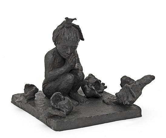 Pojke i bön
2014
bronze
26 x 25 x 25 cm