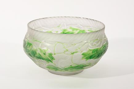 Tiffany Favrile Glass Intaglio Carved Bowl 2