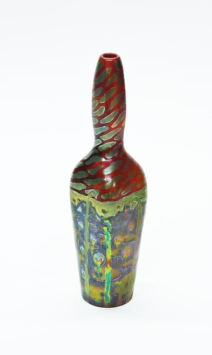 Zsolnay <br>Iridescent Pottery Vase 2