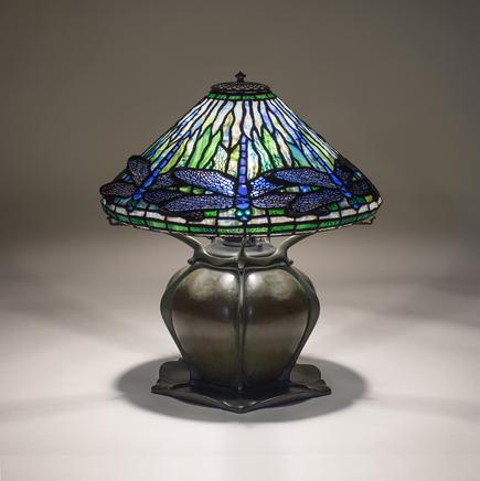 Tiffany Studios Early Dragonfly Table Lamp 1