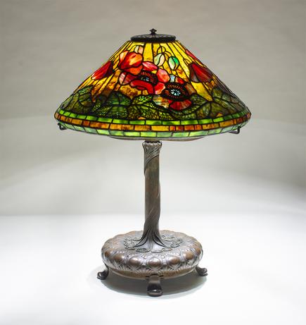 Tiffany Studios Poppy Table Lamp 1