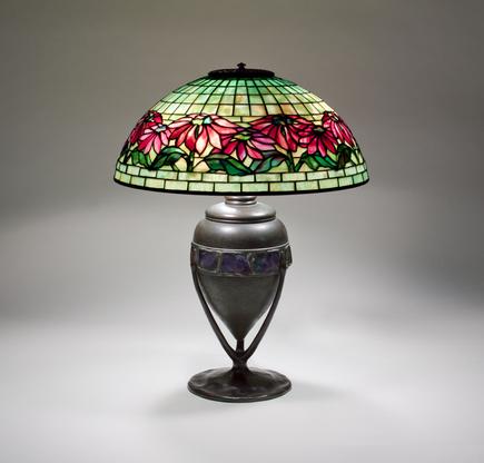 Tiffany Studios Poinsettia Table Lamp 1