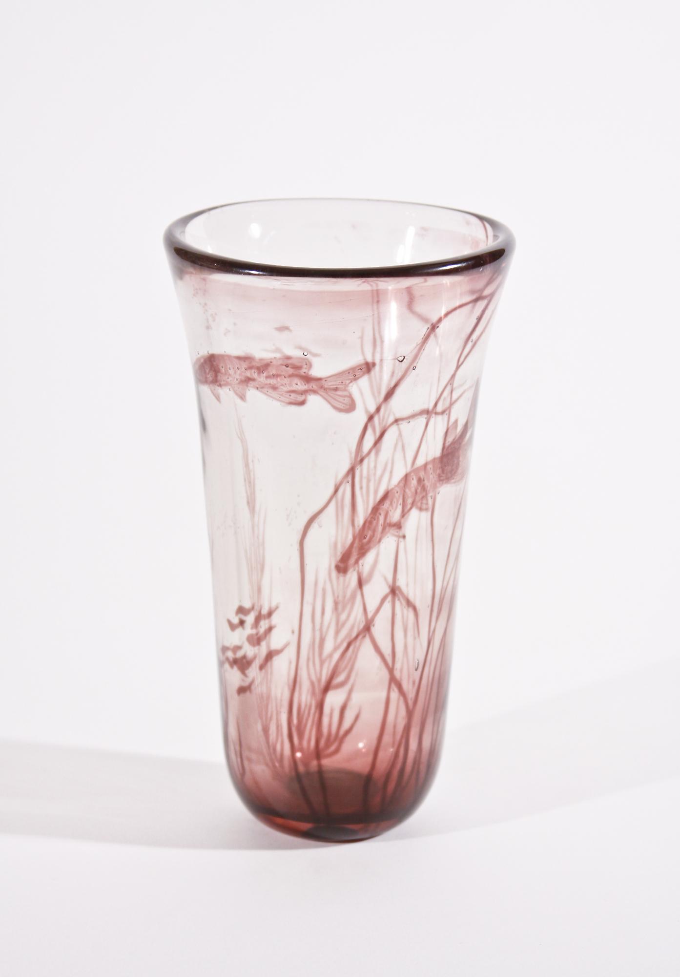 Orrefors 'Graal' Glass Vase 1
