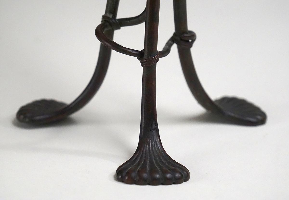 Tiffany Studios Tripod Candlestick 2