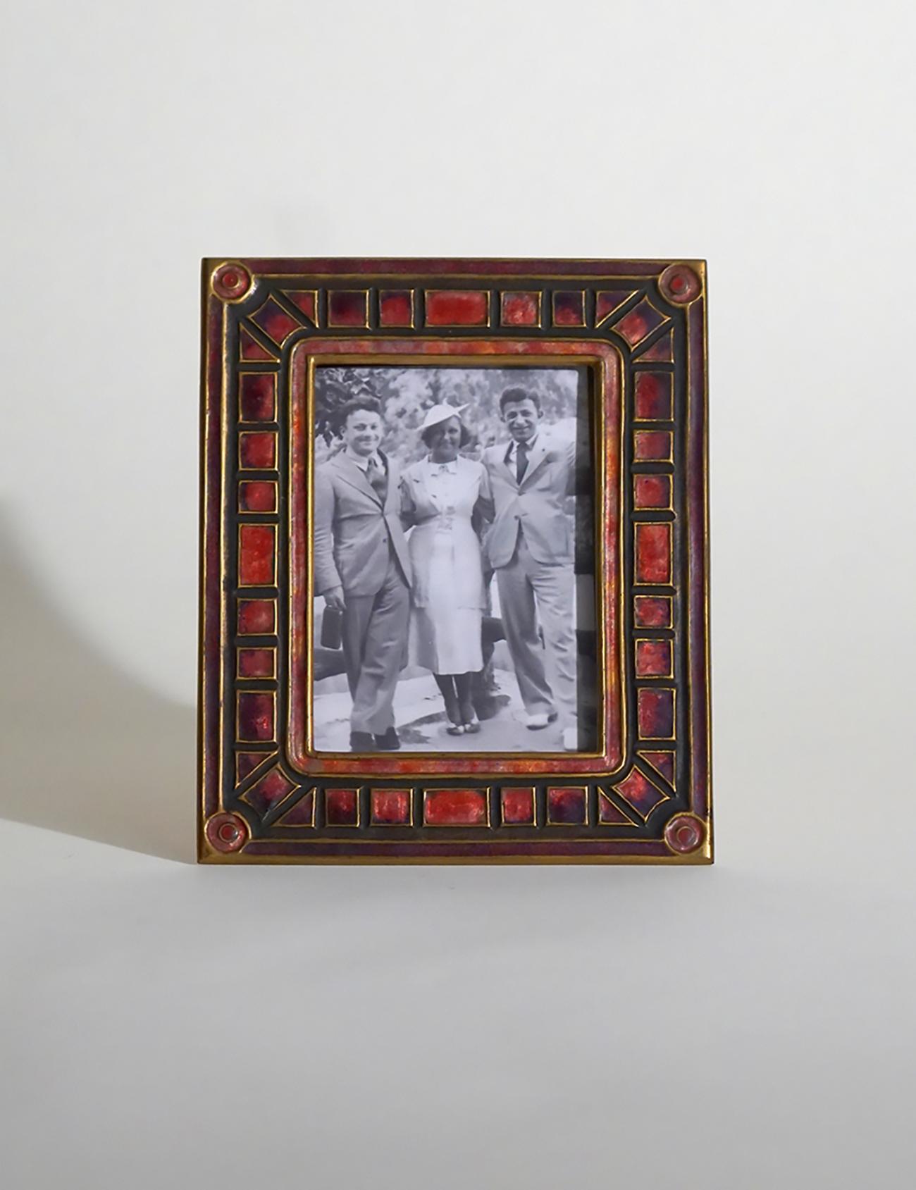 Louis C. Tiffany Furnaces 'Art Deco' Picture Frame 1