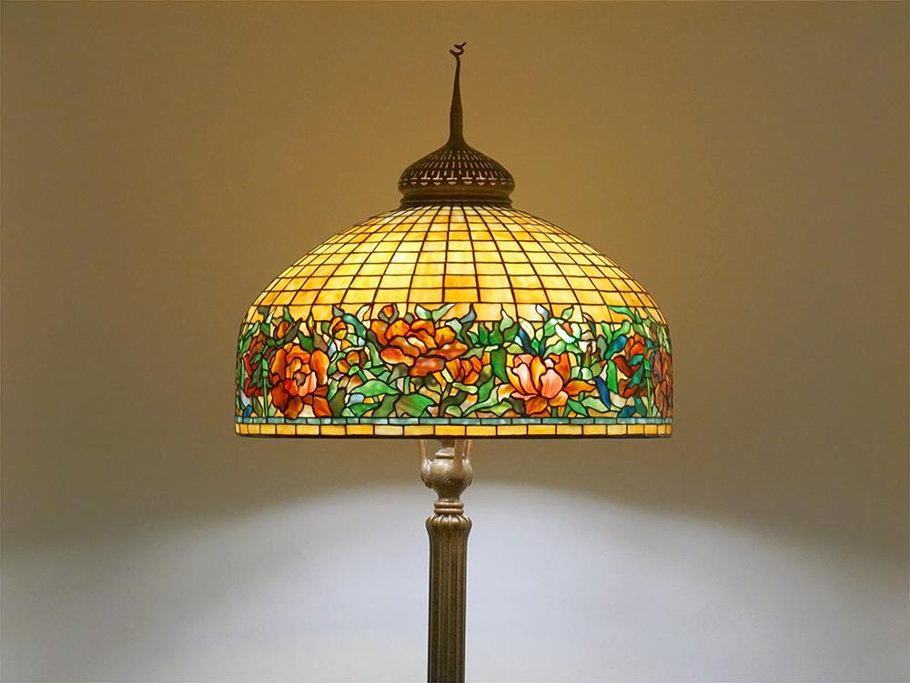 Tiffany Studios Peony Border Senior Floor Lamp 1