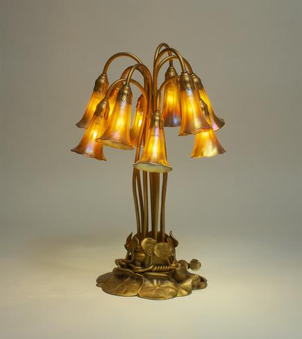 Tiffany Studios 10-Light Lily Lamp 1