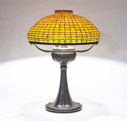 Tiffany Studios Geometric Tyler Variant Table Lamp 1