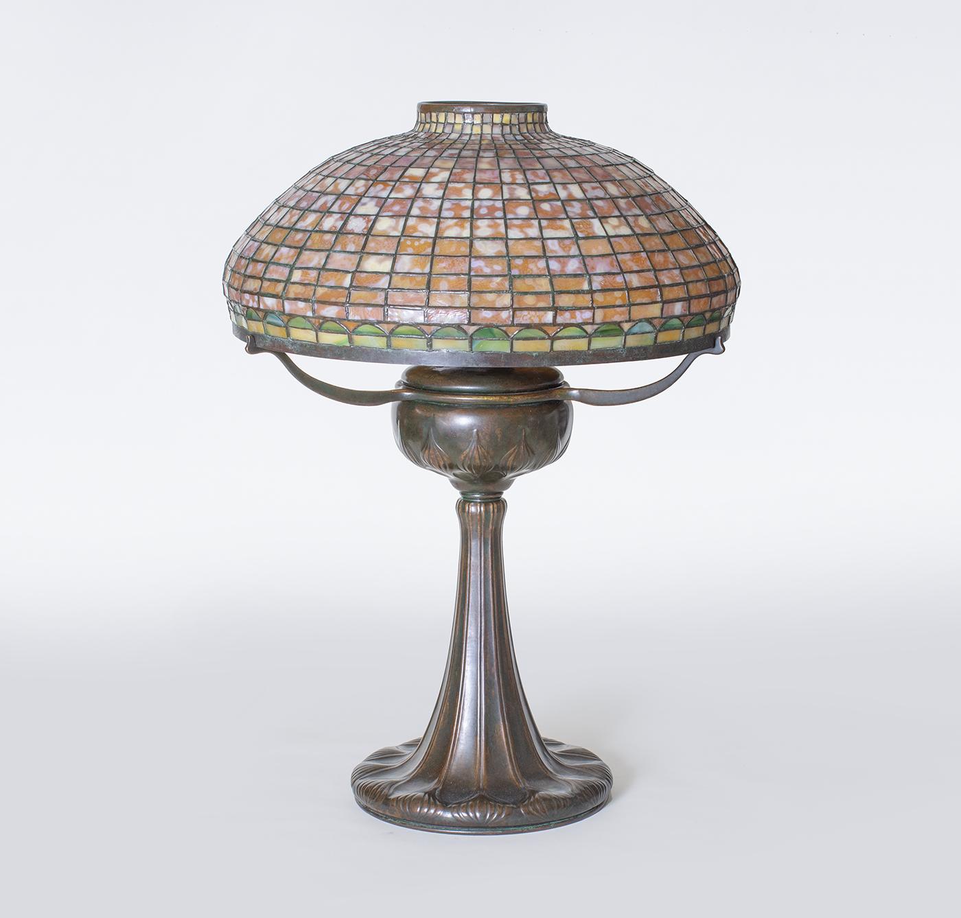 Tiffany Studios Geometric Tyler Variant Table Lamp 2