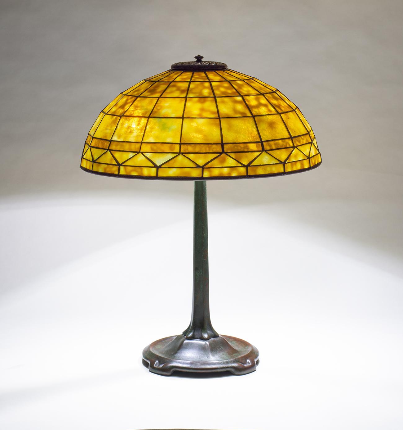 Tiffany Studios Geometric Table Lamp 2