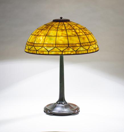 Tiffany Studios Geometric Table Lamp 1