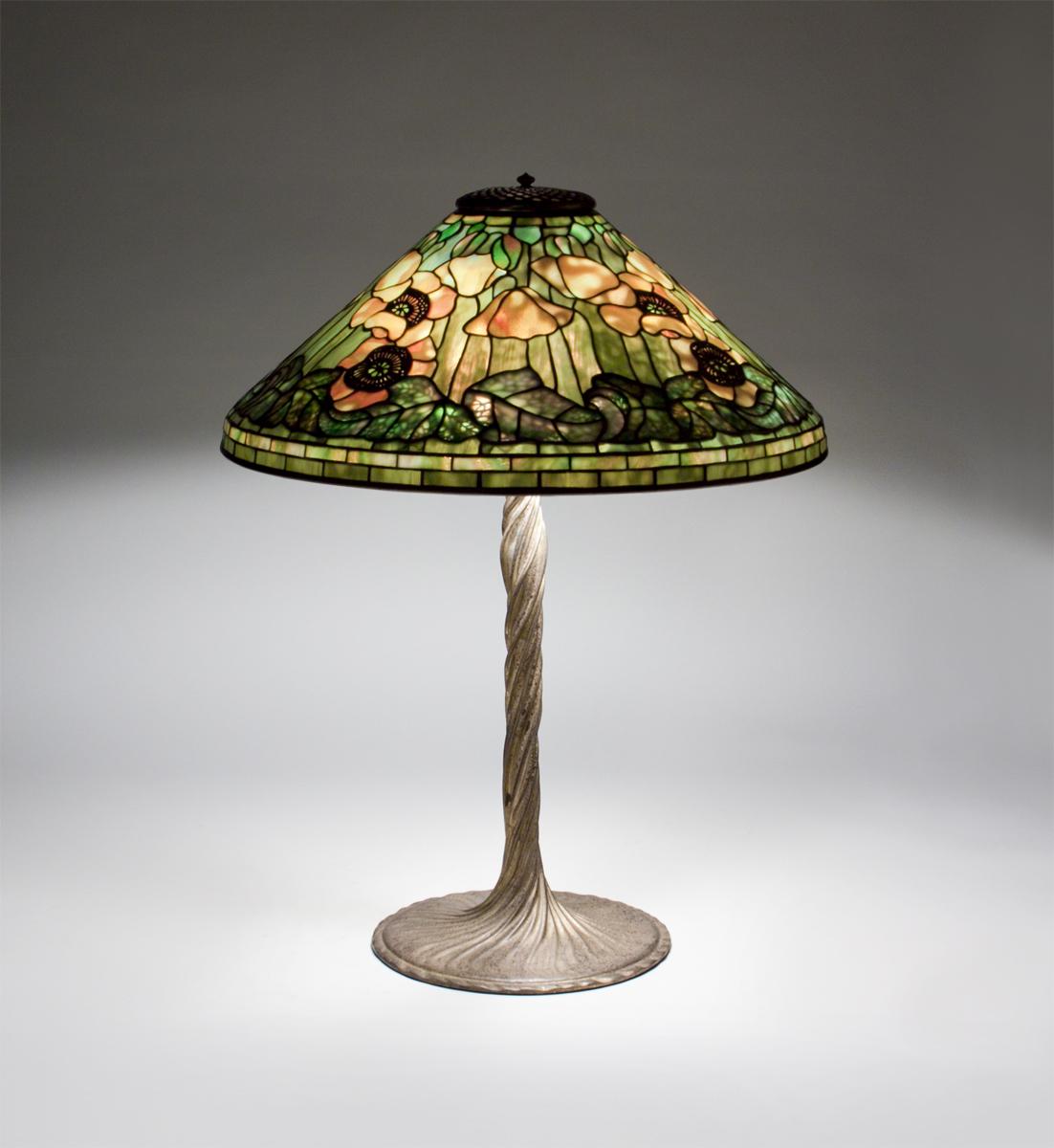 Tiffany Studios Poppy Table Lamp 2