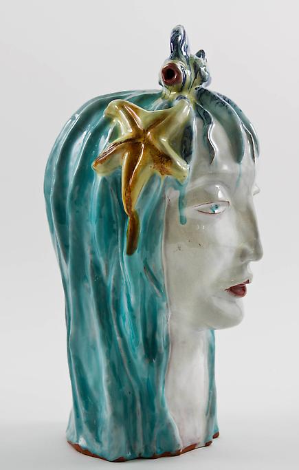 Dina Kuhn <br> Ceramic Head of a Woman 3
