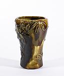 Tiffany Favrile Pottery <br> Vase with Rhododendrons