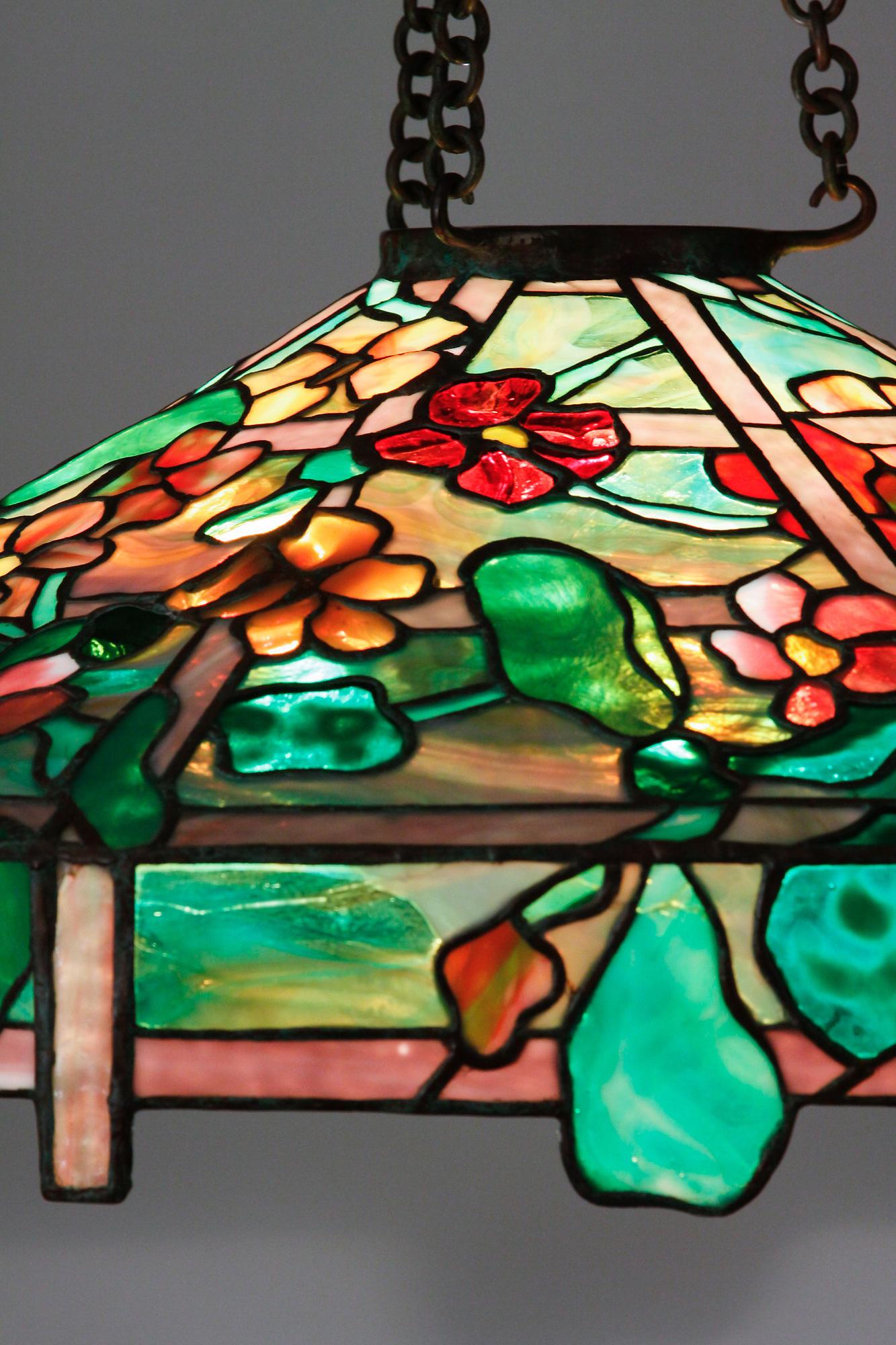 Tiffany Studios Nasturtium Chandelier 5