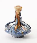 Sevres <br> Mustard and Blue Vase