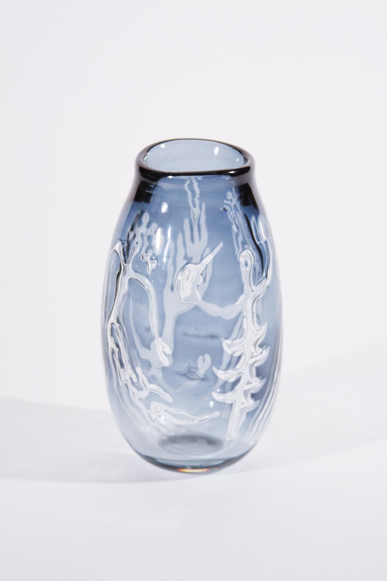 Orrefors Rare 'Ariel' Glass Vase 2