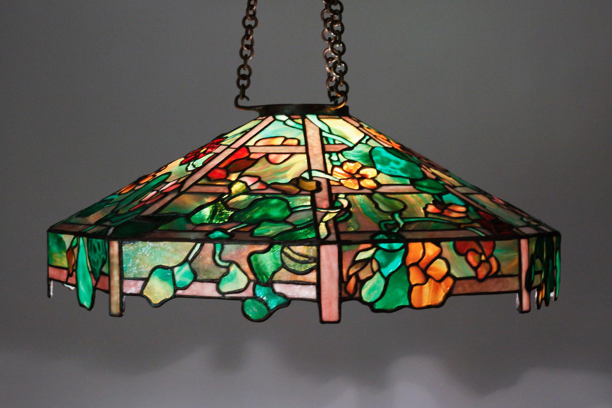Tiffany Studios Nasturtium Chandelier 4