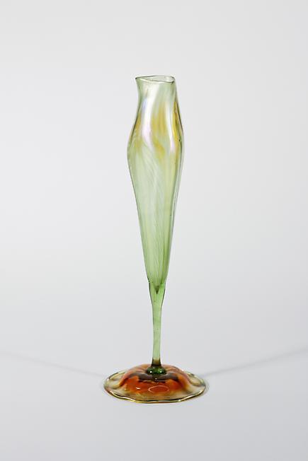 Tiffany Favrile Glass <br>Calyx Flower Form Vase 1