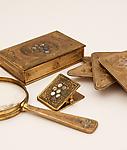 Tiffany Studios <br>Abalone Pattern Desk Set