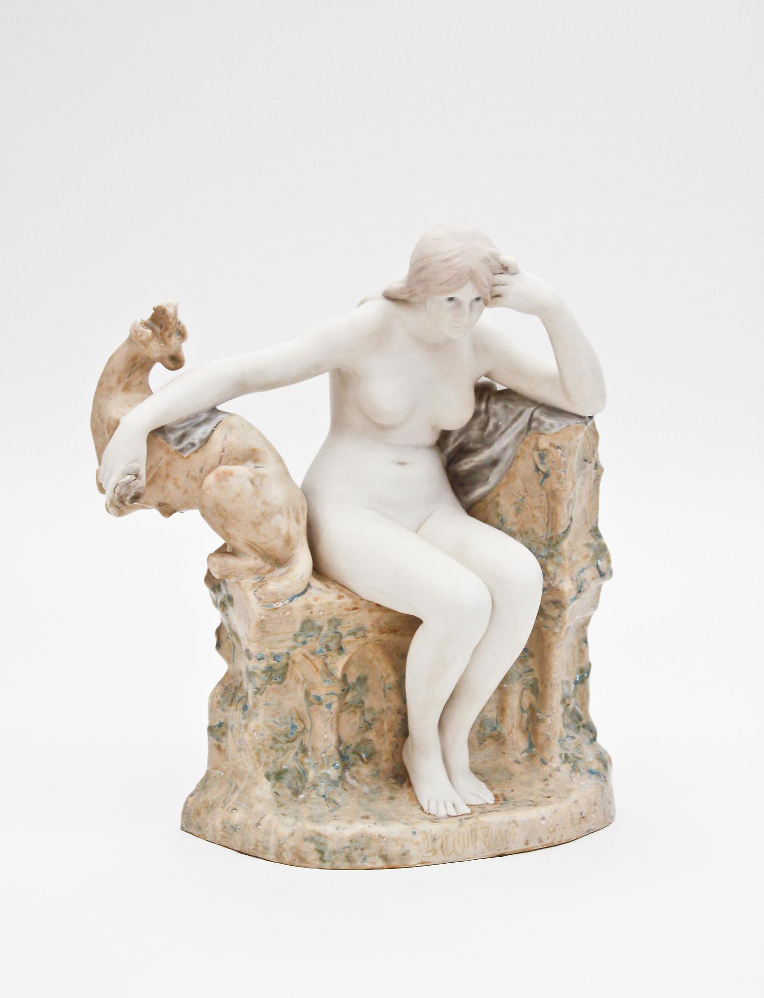 Sevres Sculptural Figure "L'Enigme" 2