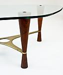 Ed Wormley for Dunbar <br> Glass Coffee Table