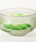 Tiffany Favrile Glass <br> Intaglio Carved Bowl