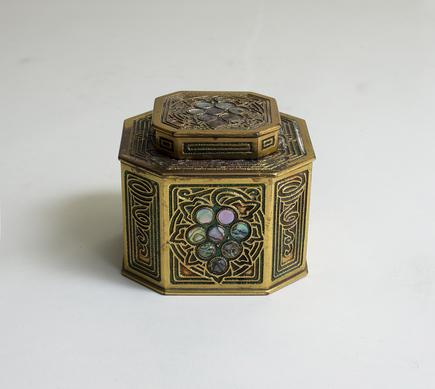 Tiffany Studios Abalone Inkwell 1
