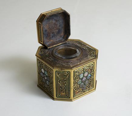 Tiffany Studios Abalone Inkwell 2