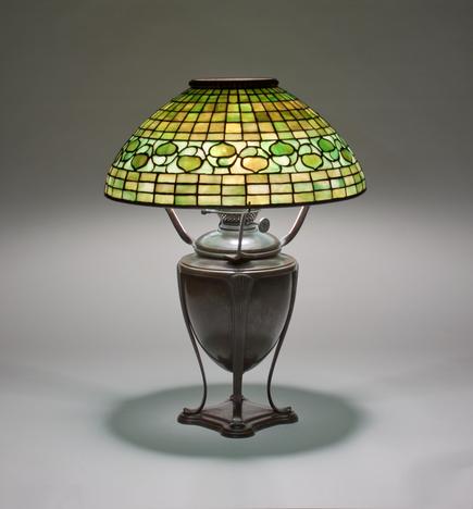Tiffany Studios <br> Acorn Table Lamp 1