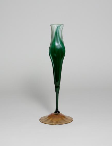 Tiffany Favrile Glass <br> Calyx Flower Form Vase 1