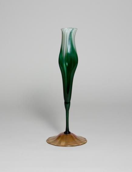 Tiffany Favrile Glass <br> Calyx Flower Form Vase 3