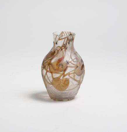 Tiffany Favrile Glass <br>Intaglio Vase 1