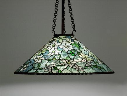 Tiffany Studios <br> Clematis Hanging Shade 2