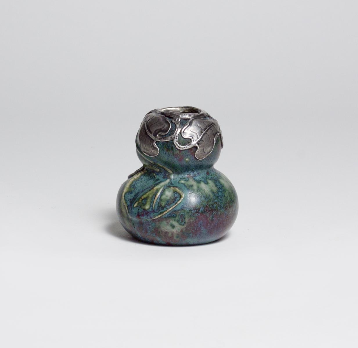 Pierre-Adrien Dalpayrat Vase with Silver Mount 2