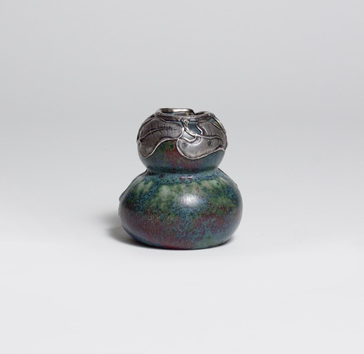 Pierre-Adrien Dalpayrat Vase with Silver Mount 3