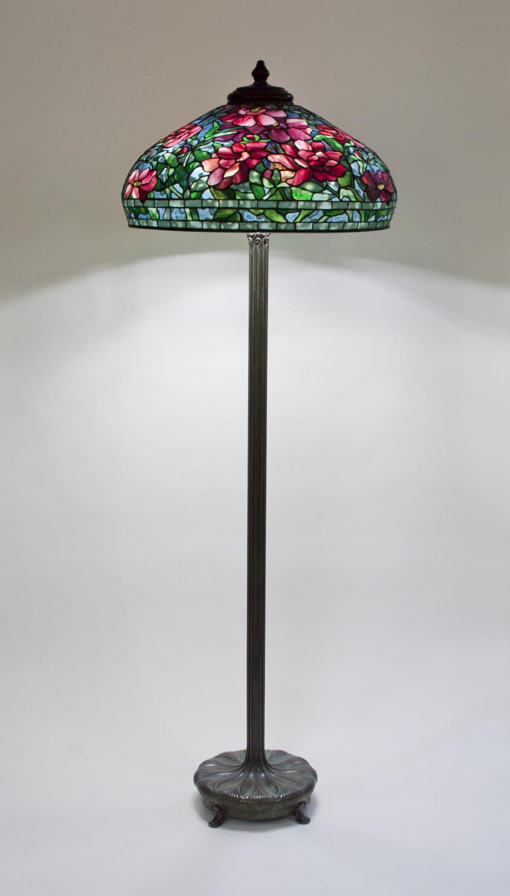 Tiffany Studios Peony Junior Floor Lamp 1