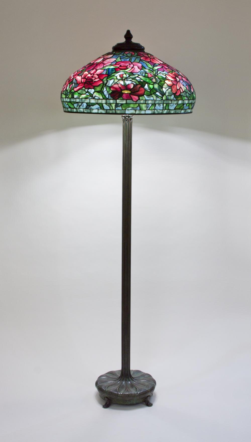 Tiffany Studios Peony Junior Floor Lamp 2