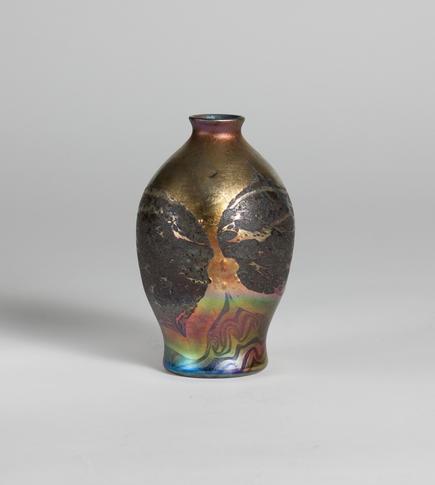 Tiffany Favrile Glass <br> Decorated Cypriote Vase 1