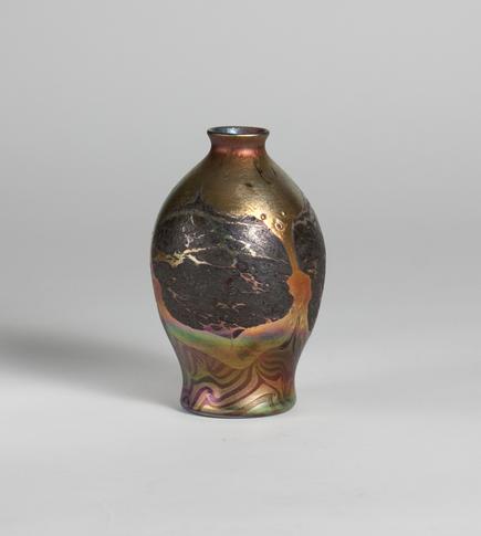 Tiffany Favrile Glass <br> Decorated Cypriote Vase 2