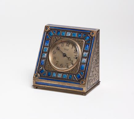 Tiffany Studios <br> Enameled Desk Clock 1