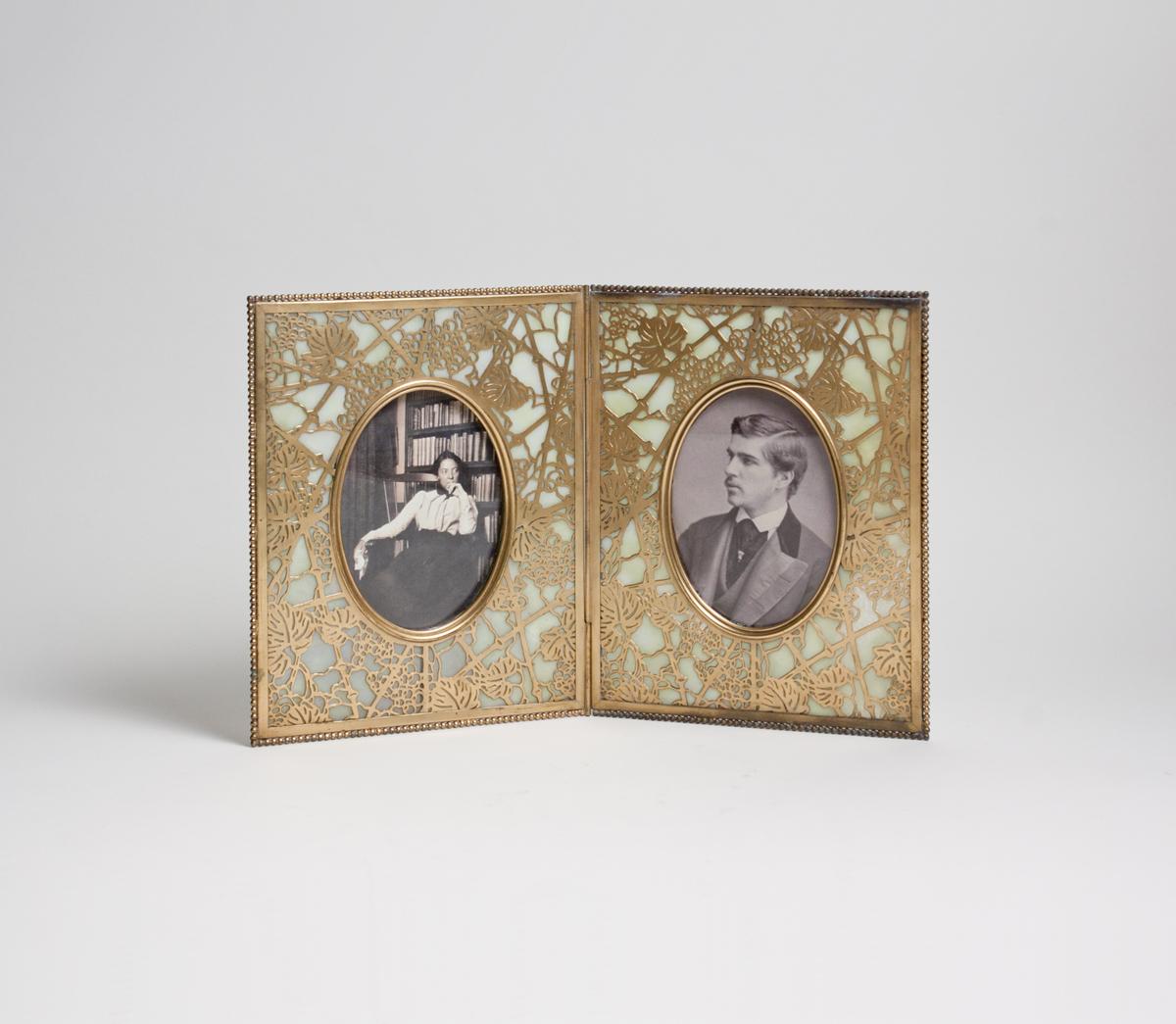 Tiffany Studios Double 'Grapevine' Picture Frame 1