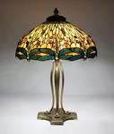 Tiffany Studios <br> Drophead Dragonfly Table Lamp
