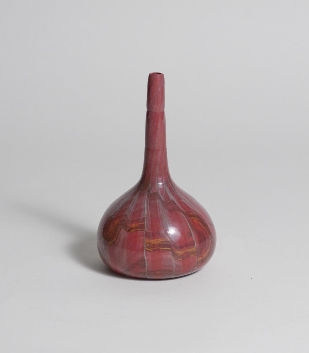Tiffany Favrile Glass Very Early Agate Vase 1