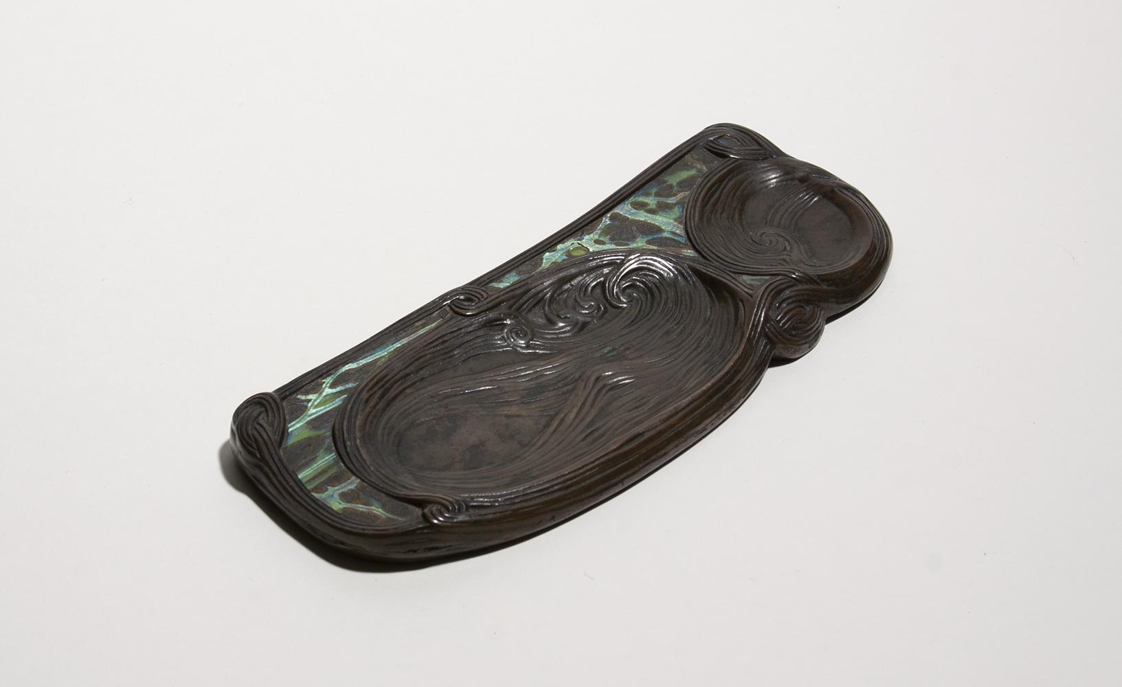 Tiffany Studios Mosaic Pen Tray 1