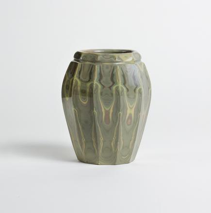 Tiffany Favrile Glass Rare Faceted Agate Vase 1
