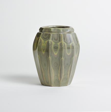 Tiffany Favrile Glass Rare Faceted Agate Vase 2