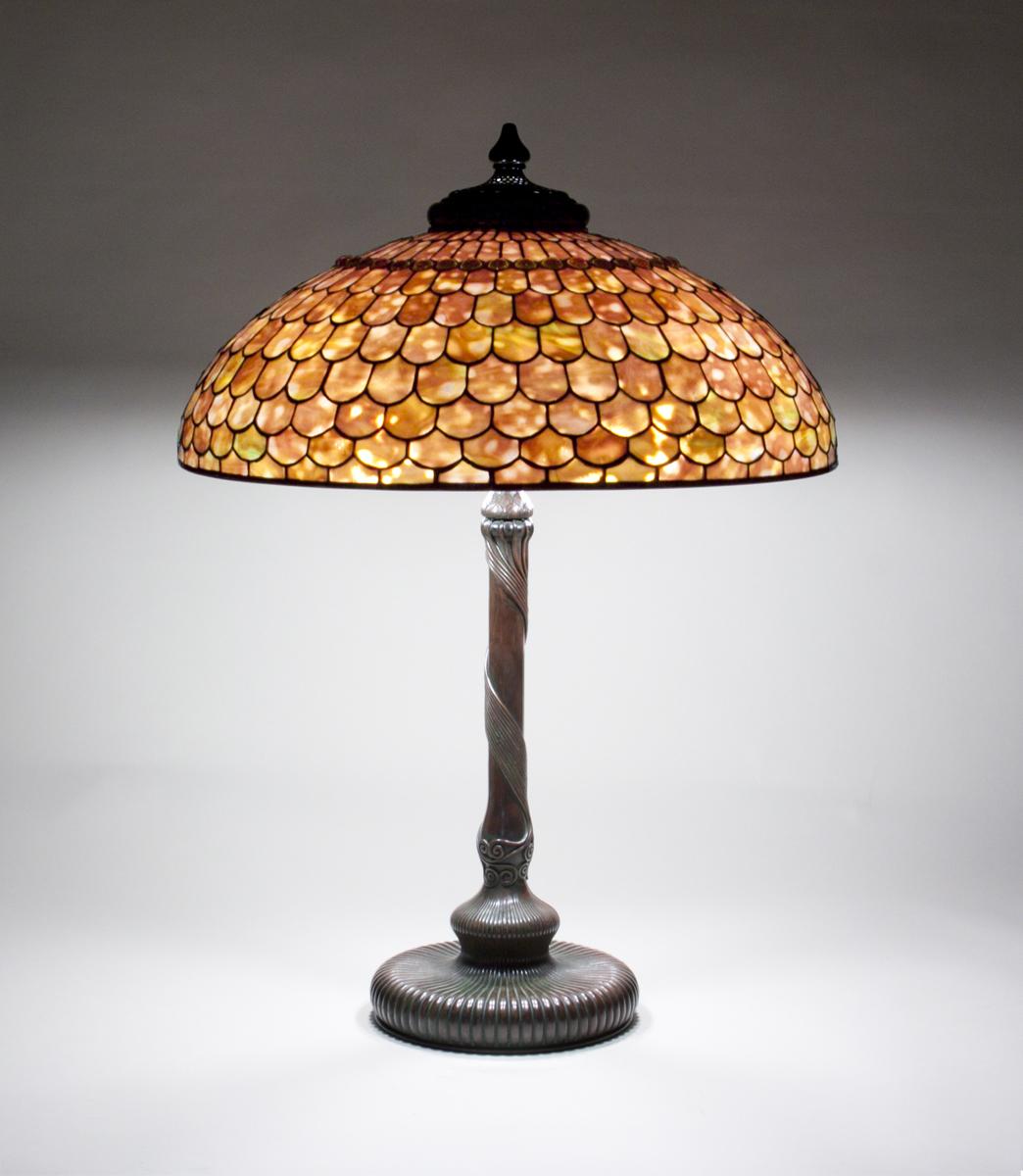 Tiffany Studios Fish Scale Table Lamp 1