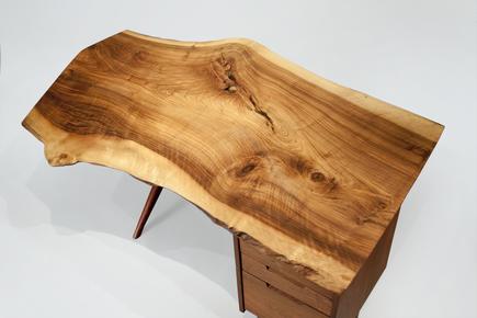 George Nakashima <br> Conoid Desk and Arm Chair 4